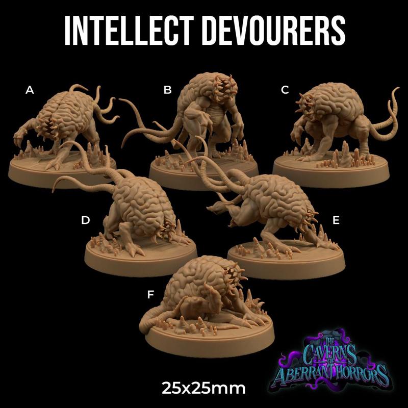 Intelect Devourers | PRESUPPORTED | The Caverns of Aberrant Horror