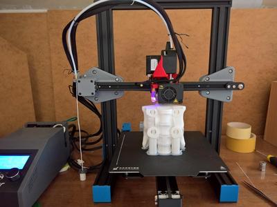 Ender 3, CR10  filament feed bottom relocation for direct drive