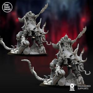 Skeleton Champion on Abyssal Beast (Commander) - Vampiric Undead