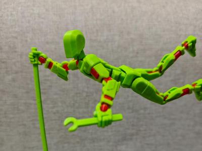 DUMMY13 1.0 TPU强化关节永不松动。DUMMY 13