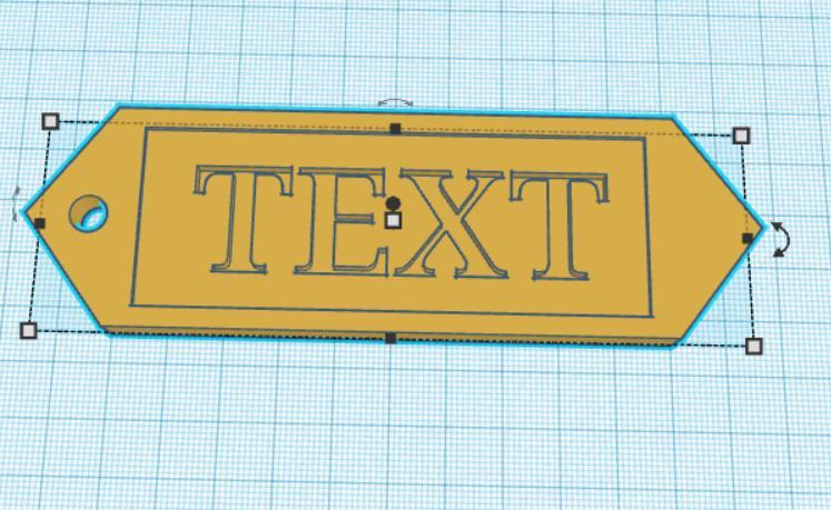 Customizable name tag