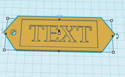 Customizable name tag