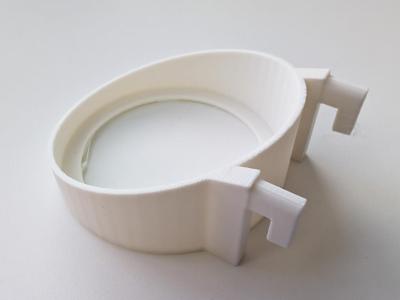 Parametric bottle/cylinder holder for IKEA Skadis
