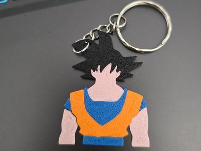 Dragonball Goku Minimal Design Art Keychain