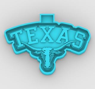 Texas 181550 - freshie mold - STL for silicone mold