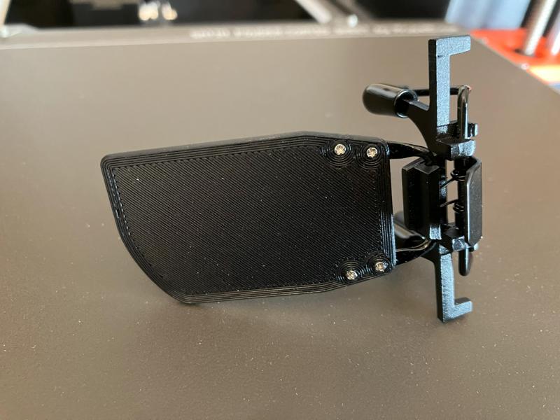 Flip-Up Shooting Blinder Panel (parametric)