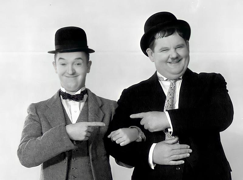 Laurel and Hardy - HueForge