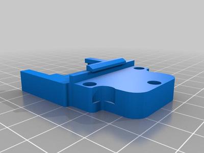 Geeetech A10 caja conexiones hotend