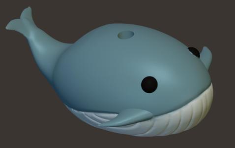 Whale square tissue box cover (Contest)