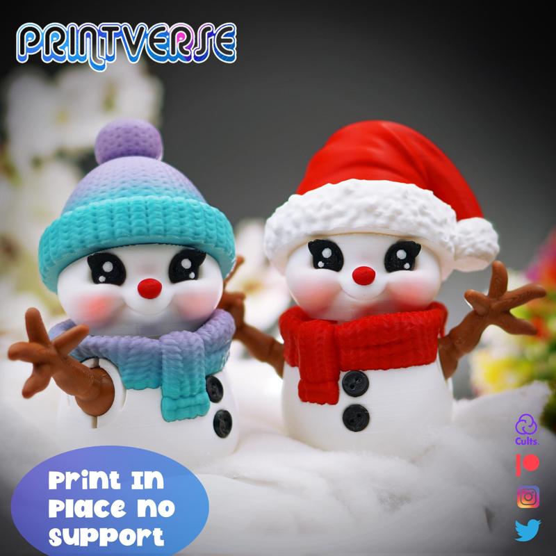 Flexy Print In Place Baby Snowman Remastered Edition