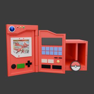 Pokedex-Pkemon-Pokemon Trading Card Game Deck Cases Anime 1999