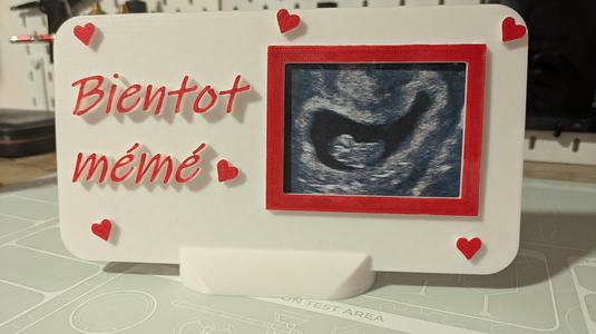 baby announcement frame