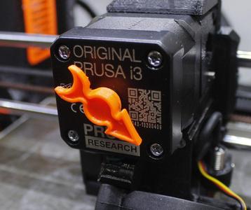 Another Super Simple NEMA (extruder) motor rotation indicator Prusa MK2(S) MK2.5 MK3 MK3s (with/without heatsink)