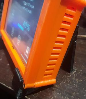 desktop stand for Pi 3 Case for 5 Inch Touch screen by lowboydrvr 