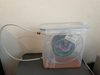 Filament dry box storage - simple tupperware box (source included)