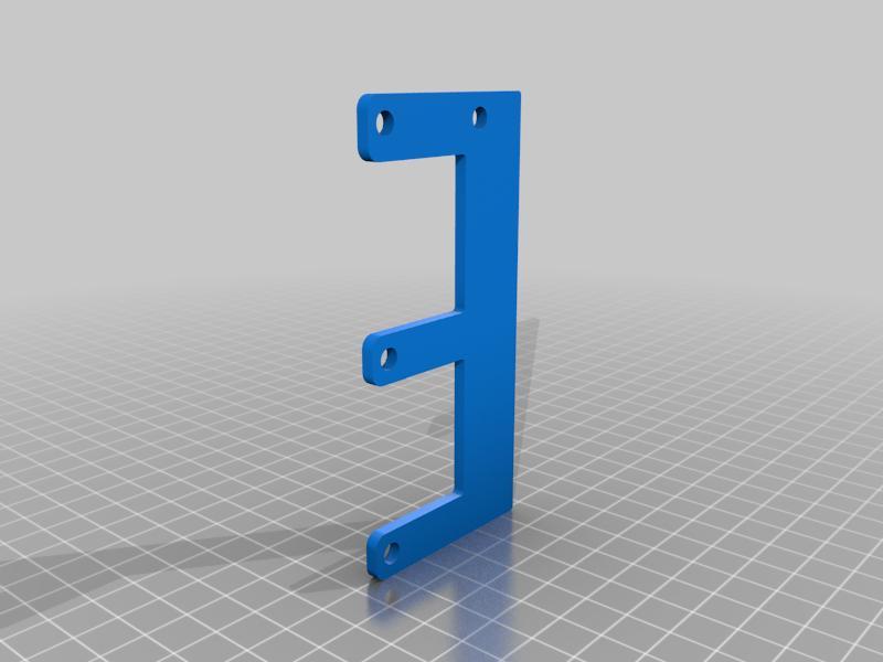 Homematic IP door/window contact. Holder for Hörmann garage door.