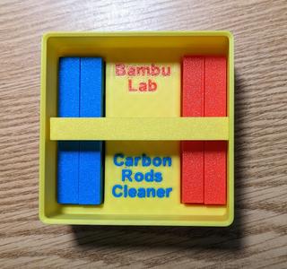 Gridfinity Bin for Carbon Rods Cleaner