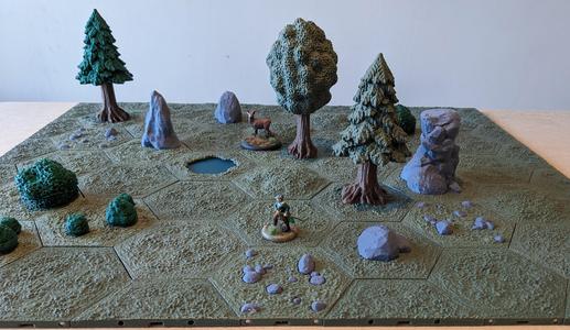 Hexed Terrain Textured Tiles - Terrain Core Pack