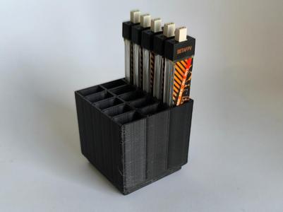 Gridfinity 1S LiPo Battery Holder for 15 Batteries
