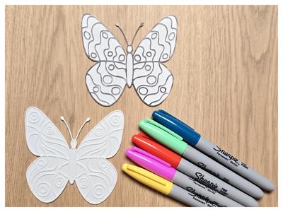 Butterfly DIY Coloring 7