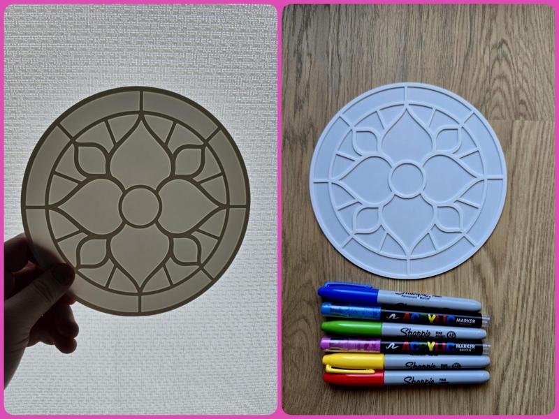 Window Stained Glass Diy Color No Ams Panel