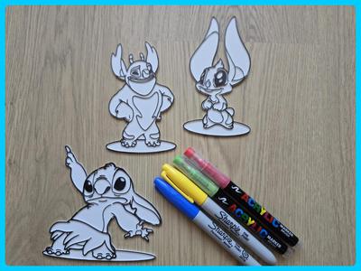Stitch Pack Diy Coloring No Ams Fun Gift Craft