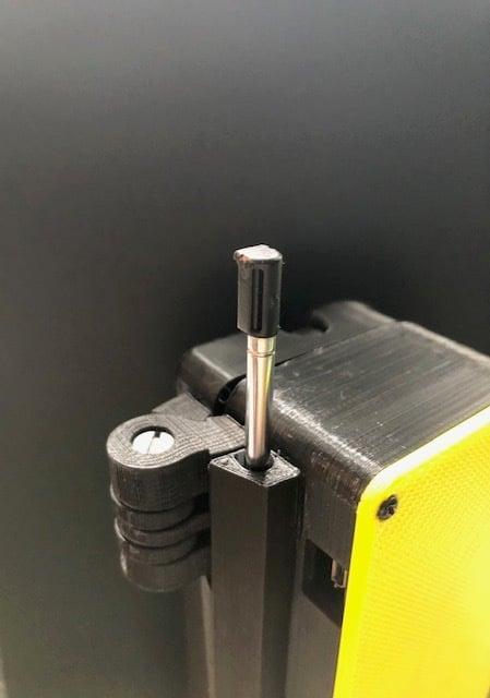 Raspberry pi notebook Stylus holder