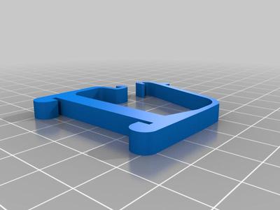 DIN rail cable clip