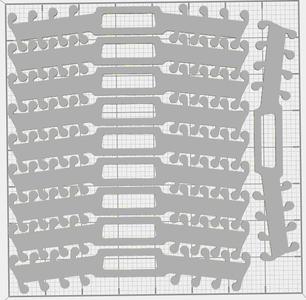 Jigsaw Strap Flat
