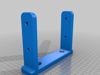 Double CB HAM radio mount small base twin 