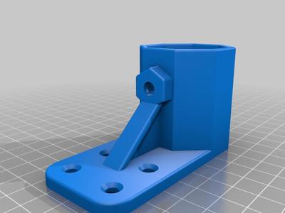 Octagonal pole screw fixture