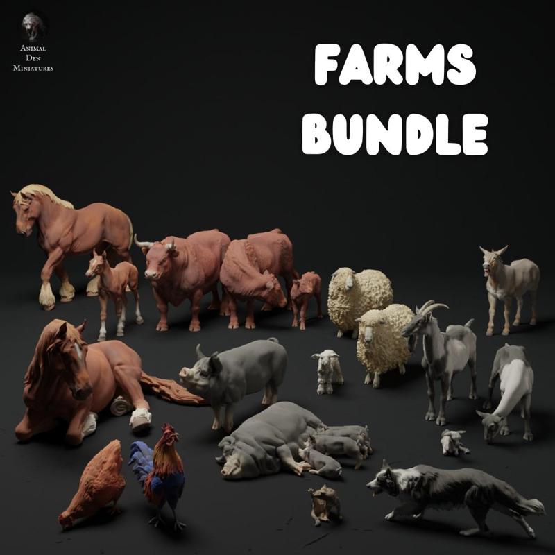 Farm Animals Complete Bundle