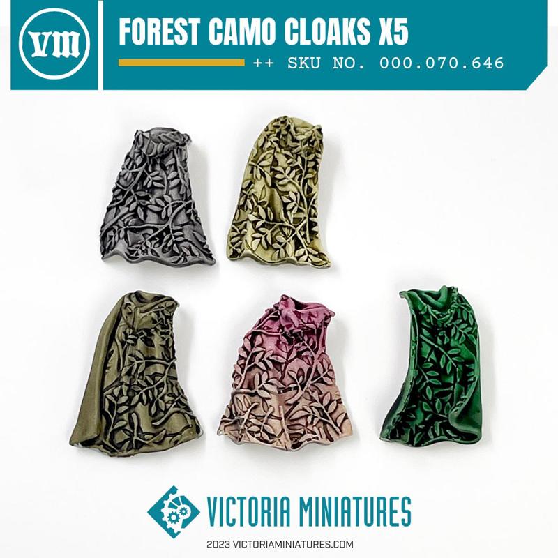 Forest Camo Claoks x5