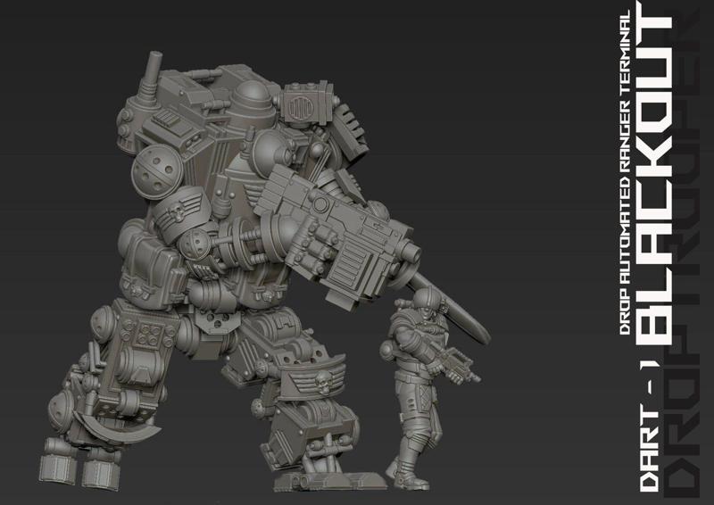 DROPTROOPER 'D.A.R.T' Battlesuit ' Blackout