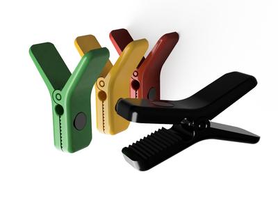 bag clip - clothespin - card stand - print-in-place