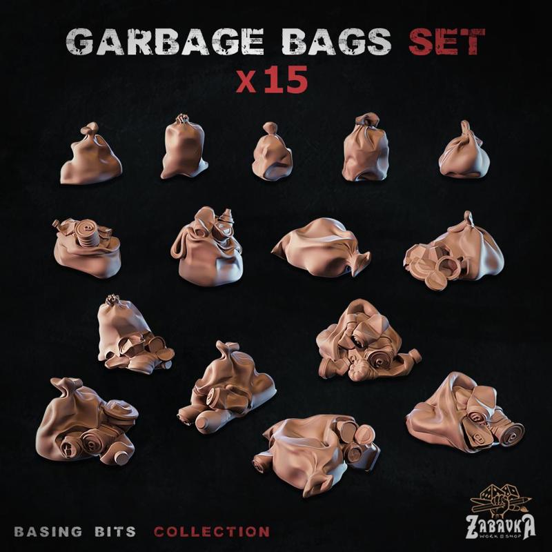 Garbage bags - Basing Bits