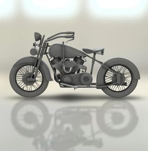 Harley-Davidson JD 1928.
