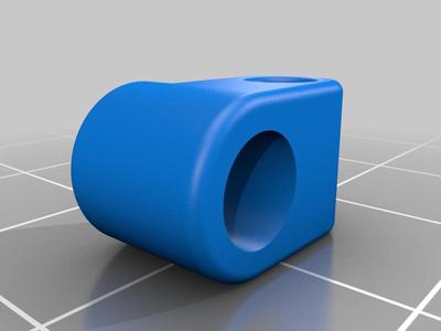 RC receiver antenna tube mount