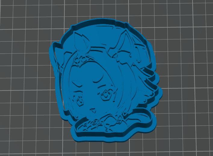 Genshin Impact Diona cookie cutter