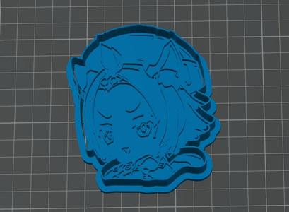 Genshin Impact Diona cookie cutter