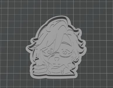 Genshin Impact beizhou pack cookie cutter