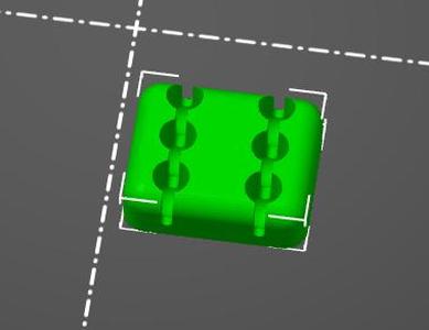 Window blind chain holder without mount holes (remix)