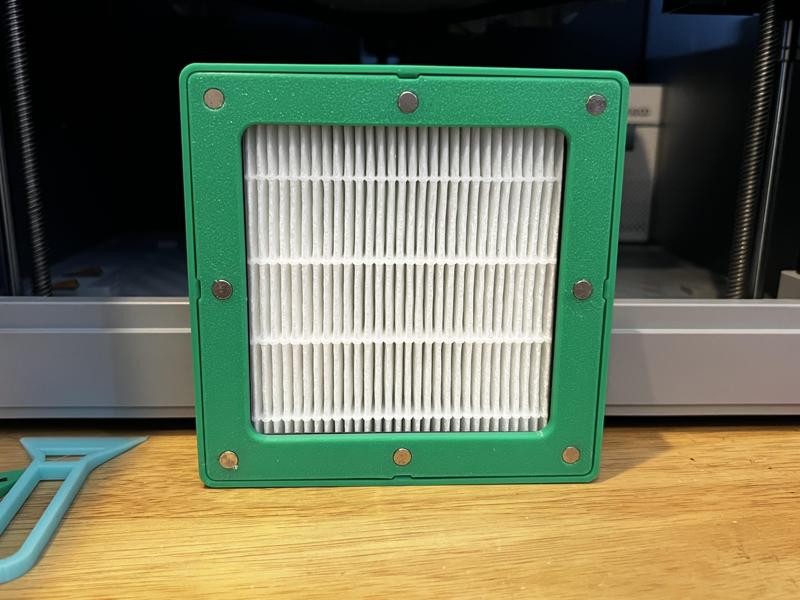 Bambulab X1C HEPA filter holder 6x3 mod