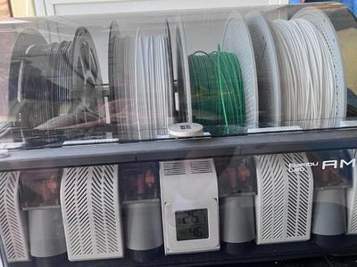 AMS drying box, uses common online hygrometers, dimensions: 45mm*45mm