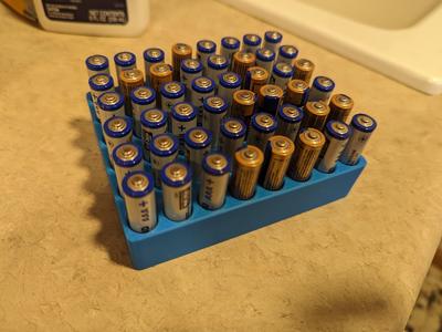 48 Pack AAA Battery Storage