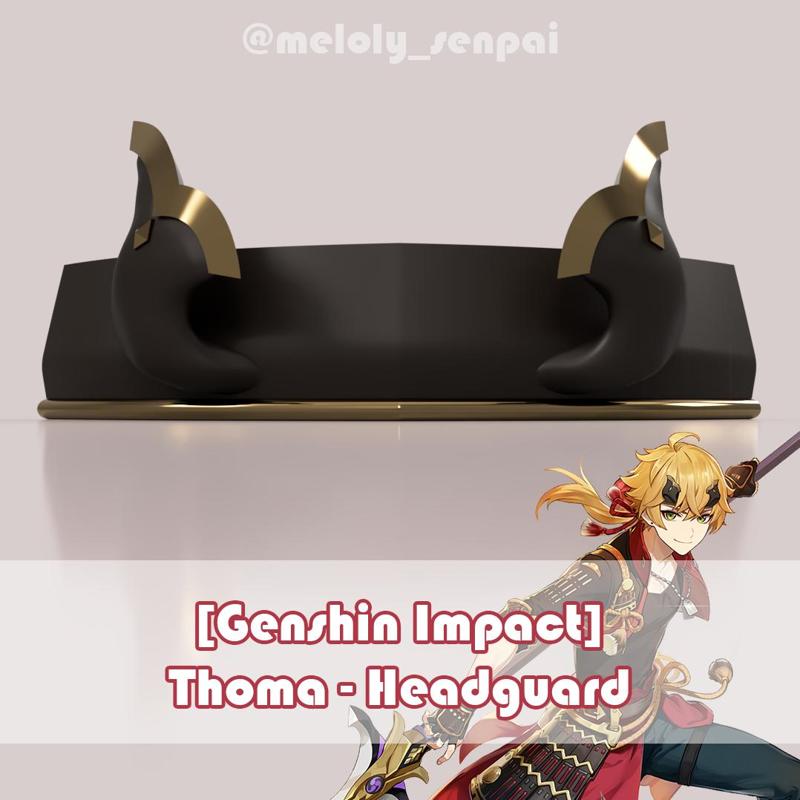 GENSHIN IMPACT - THOMA HEADGUARD COSPLAY PROP