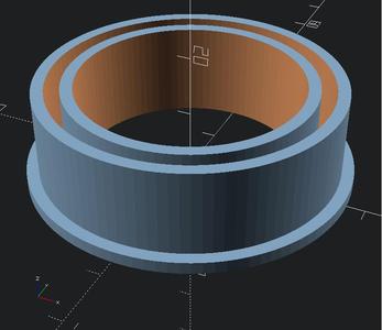 Parametric Pole Collar (Parasol / sun/beach umbrella adapter)