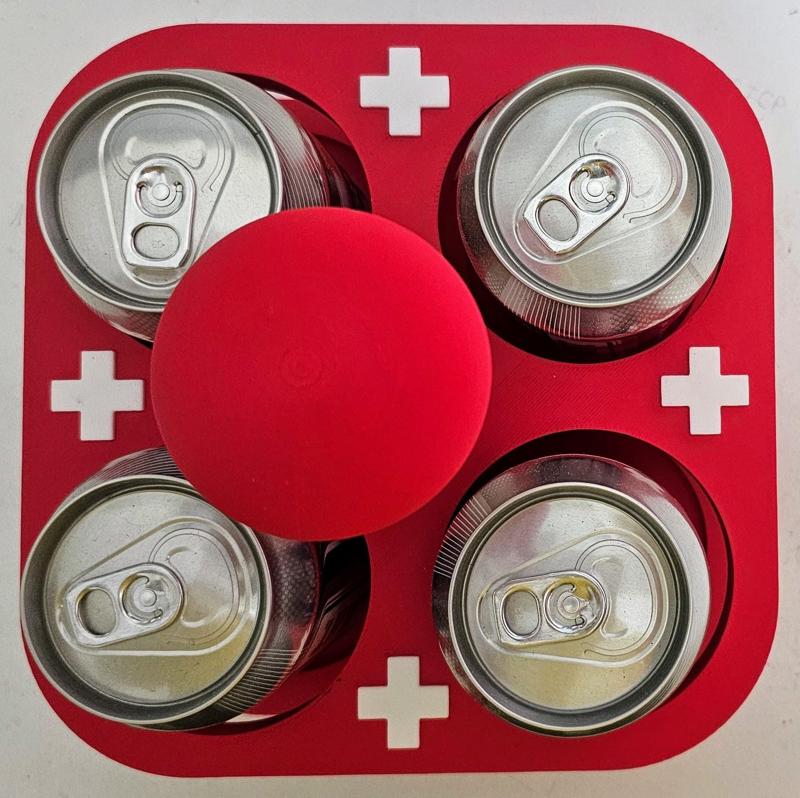 Glass and can holder