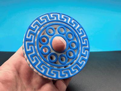 "Meander" Heavy Duty Fidget Spinner | No AMS