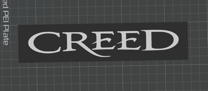 Creed Band Sign
